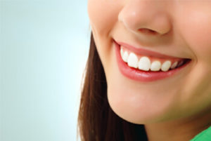 Perfect smile healthy tooth cheerful teen girl 